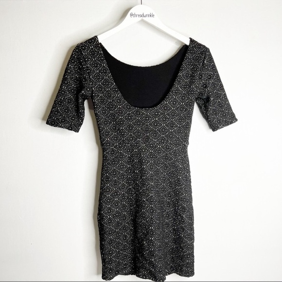 Free People Lady Pucker Scoop Back Bodycon Dress Sz XS - Picture 5 of 9